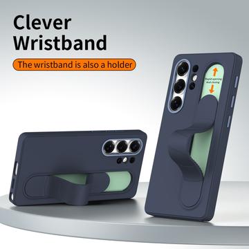 Samsung Galaxy S25 Ultra Smart hybrid cover med stående greb - Safir