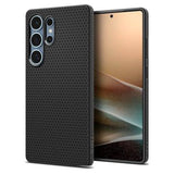 Samsung Galaxy S25 Ultra Spigen Liquid Air TPU Cover - Sort