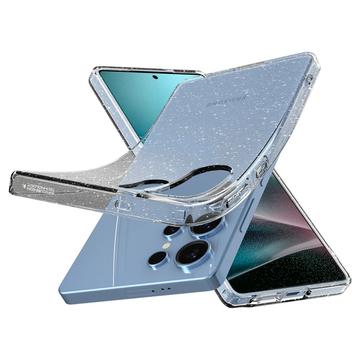 Samsung Galaxy S25 Ultra Spigen Liquid Crystal Glitter Cover - Gennemsigtig