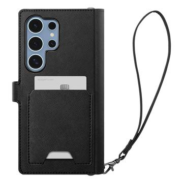 Samsung Galaxy S25 Ultra Spigen Wallet S Etui - Sort