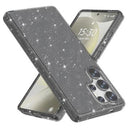 Samsung Galaxy S25 Ultra Stylish Glitter Series Hybrid Cover - Sort