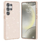 Samsung Galaxy S25 Ultra Stylish Glitter Series Hybrid Cover - Guld