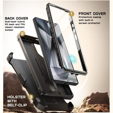 Samsung Galaxy S25 Ultra Supcase Unicorn Beetle Pro 2-Set Hybrid Cover - Sort