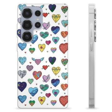 Samsung Galaxy S25 Ultra TPU Cover - Hjerter