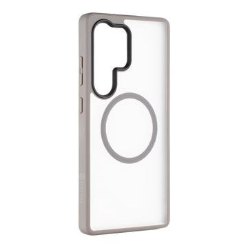 Samsung Galaxy S25 Ultra Tactical MagForce Hyperstealth Hybrid Cover - Lysegrå