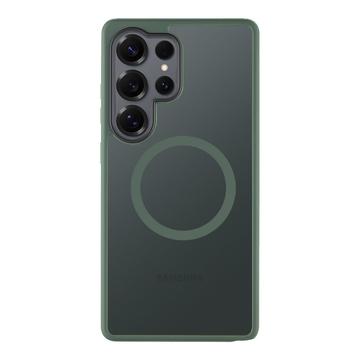 Samsung Galaxy S25 Ultra Tactical MagForce Hyperstealth Hybrid Cover - Skovgrøn