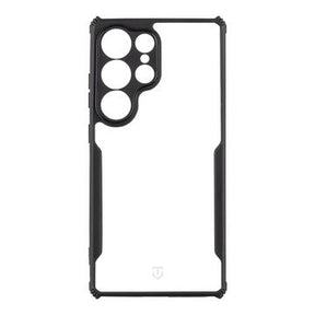 Samsung Galaxy S25 Ultra Tactical Quantum Stealth-Cover med forstærkede hjørner - klar / sort