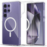 Samsung Galaxy S25 Ultra Tech-Protect Flexair Magnetisk Hybrid Cover - Gennemsigtig