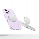 iPhone 16e/17e Tech-Protect flydende silikone cover - MagSafe-kompatibel - Mauve