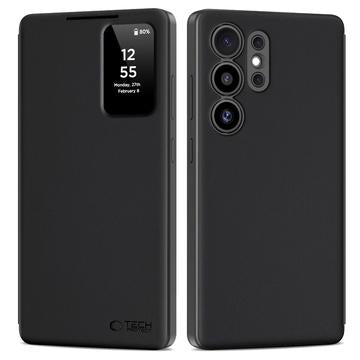 Samsung Galaxy S25 Ultra Tech-Protect Smart Flip Cover - Sort
