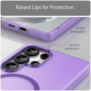 Samsung Galaxy S25 Ultra UltraGuard Matte MagSafe Cover - Mørk lilla