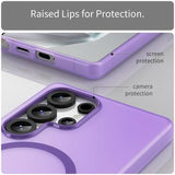 Samsung Galaxy S25 Ultra UltraGuard Matte MagSafe Cover - Mørk lilla