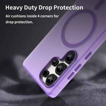 Samsung Galaxy S25 Ultra UltraGuard Matte MagSafe Cover - Mørk lilla