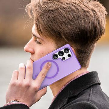 Samsung Galaxy S25 Ultra UltraGuard Matte MagSafe Cover - Mørk lilla