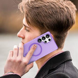 Samsung Galaxy S25 Ultra UltraGuard Matte MagSafe Cover - Mørk lilla