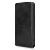Samsung Galaxy S25 Ultra Vertikal Flip Taske med Kortholder - Sort