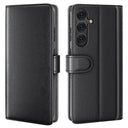 Samsung Galaxy S25 Læderpung med Stativ - Sort
