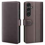 Samsung Galaxy S25 Læderpung med Stativ - Brun