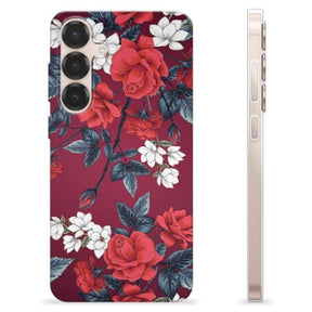 Samsung Galaxy S25+ TPU Cover - Vintage Blomster