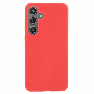 Samsung Galaxy S25+ Biologisk Nedbrydeligt Cover - Rød