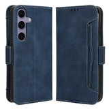 Samsung Galaxy S25+ Kortholder Pung Etui - Blå