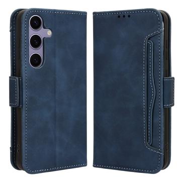 Samsung Galaxy S25+ Kortholder Pung Etui - Blå