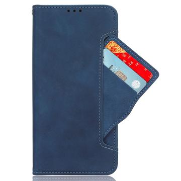 Samsung Galaxy S25+ Kortholder Pung Etui - Blå