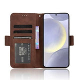 Samsung Galaxy S25+ Kortholder Pung Etui - Brun
