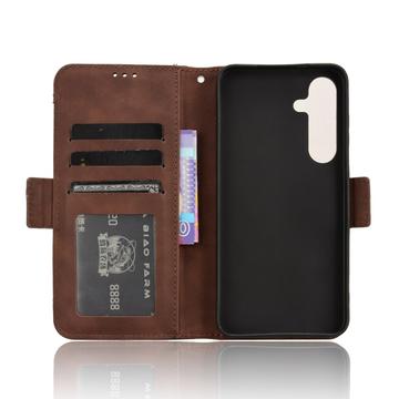 Samsung Galaxy S25+ Kortholder Pung Etui - Brun