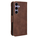 Samsung Galaxy S25+ Kortholder Pung Etui - Brun