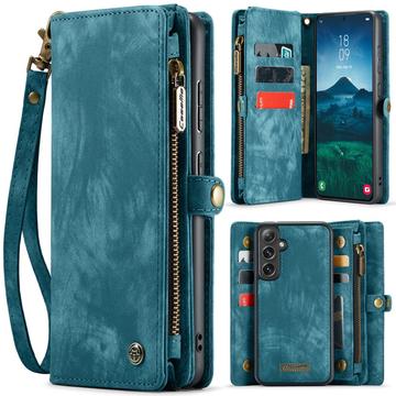 Samsung Galaxy S25+ Caseme 008 2-i-1 Multifunktionel Pung - Blå
