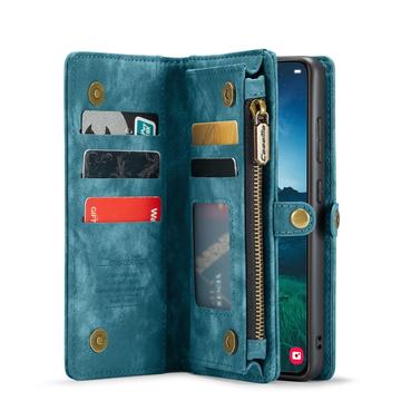 Samsung Galaxy S25+ Caseme 008 2-i-1 Multifunktionel Pung - Blå