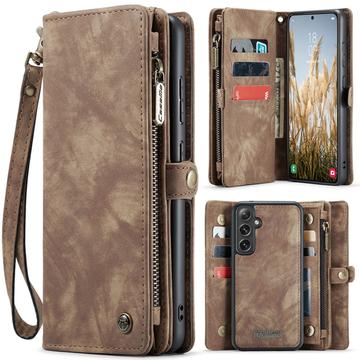 Samsung Galaxy S25+ Caseme 008 2-i-1 Multifunktionel Pung - Brun