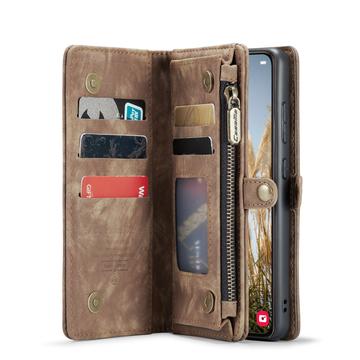 Samsung Galaxy S25+ Caseme 008 2-i-1 Multifunktionel Pung - Brun