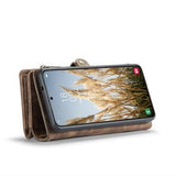 Samsung Galaxy S25+ Caseme 008 2-i-1 Multifunktionel Pung - Brun