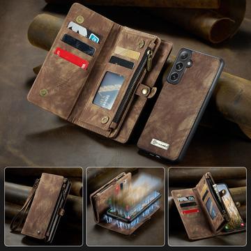 Samsung Galaxy S25+ Caseme 008 2-i-1 Multifunktionel Pung - Brun
