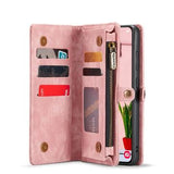 Samsung Galaxy S25+ Caseme 008 2-i-1 Multifunktionel Pung - Pink