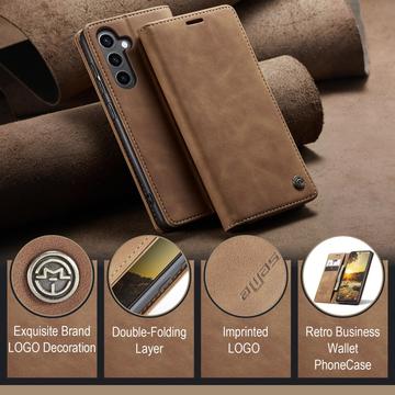 Samsung Galaxy S25+ Caseme 013 Series Pung - Brun