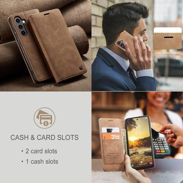 Samsung Galaxy S25+ Caseme 013 Series Pung - Brun