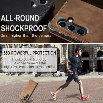 Samsung Galaxy S25+ Caseme 013 Series Pung - Brun