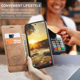 Samsung Galaxy S25+ Caseme 013 Series Pung - Brun