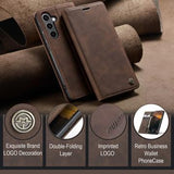 Samsung Galaxy S25+ Caseme 013 Series Pung - Kaffe