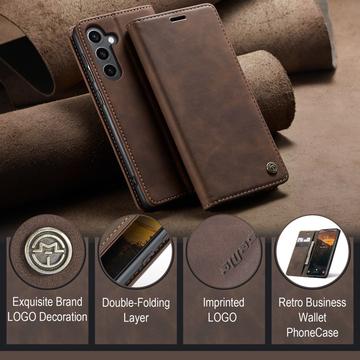 Samsung Galaxy S25+ Caseme 013 Series Pung - Kaffe