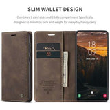 Samsung Galaxy S25+ Caseme 013 Series Pung - Kaffe