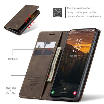 Samsung Galaxy S25+ Caseme 013 Series Pung - Kaffe
