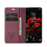 Samsung Galaxy S25+ Caseme 013 Series Pung - Vinrød