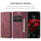Samsung Galaxy S25+ Caseme 013 Series Pung - Vinrød