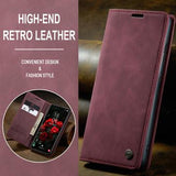 Samsung Galaxy S25+ Caseme 013 Series Pung - Vinrød