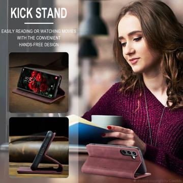 Samsung Galaxy S25+ Caseme 013 Series Pung - Vinrød