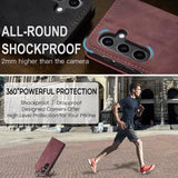 Samsung Galaxy S25+ Caseme 013 Series Pung - Vinrød